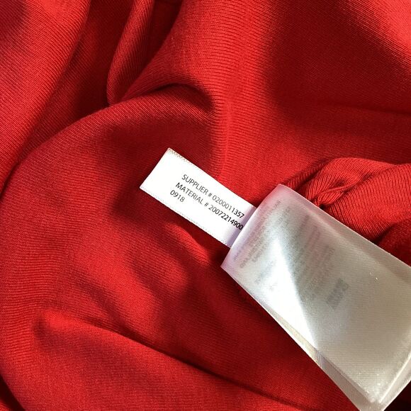 Lauren Ralph Lauren Red Long Sleeve T-Shirt Crown Logo Embroidery - Picture 5 of 6